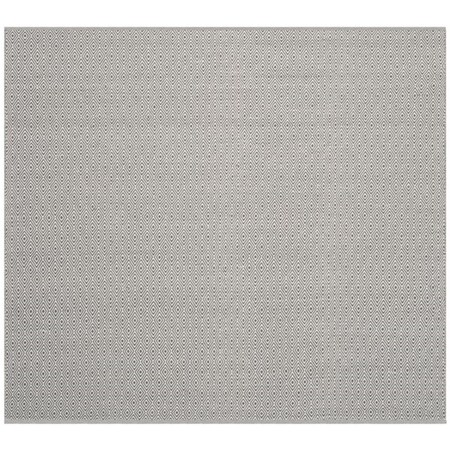 Safavieh 4 x 4 ft. Montauk Hand Woven Square Area Rug Ivory & Grey MTK515C-4SQ